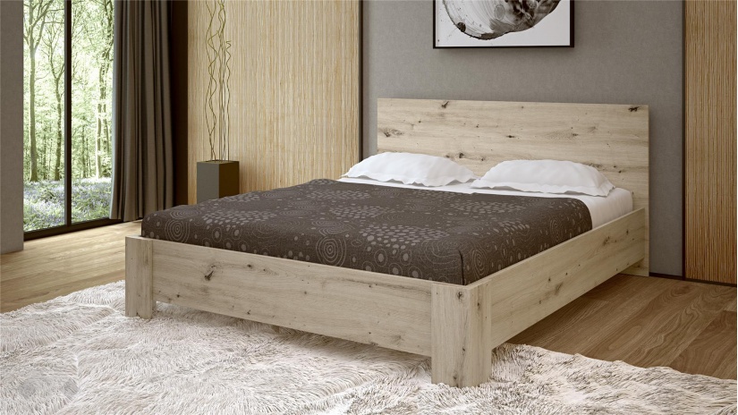 Спален комплект Верона дъб артисан - изглед 3 - МебелМаг Спален комплект Верона дъб артисан - изглед 3