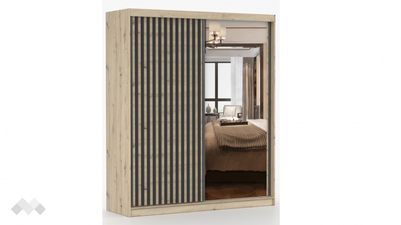 Спален комплект Верона дъб артисан - изглед 10