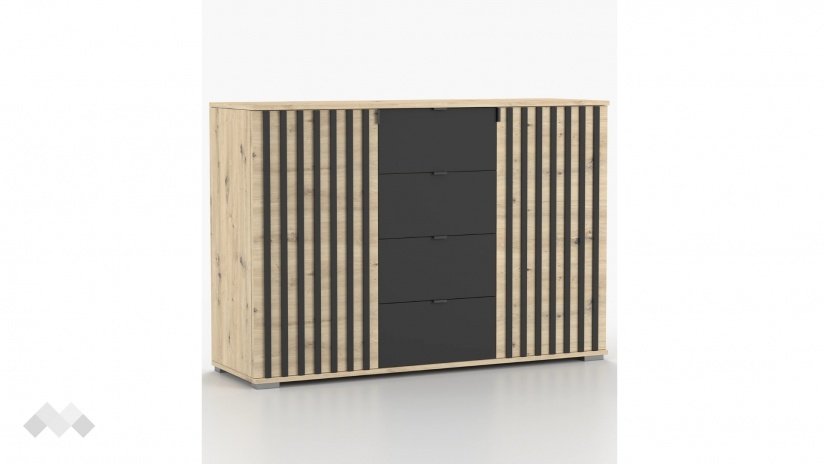 Спален комплект Верона дъб артисан - изглед 8