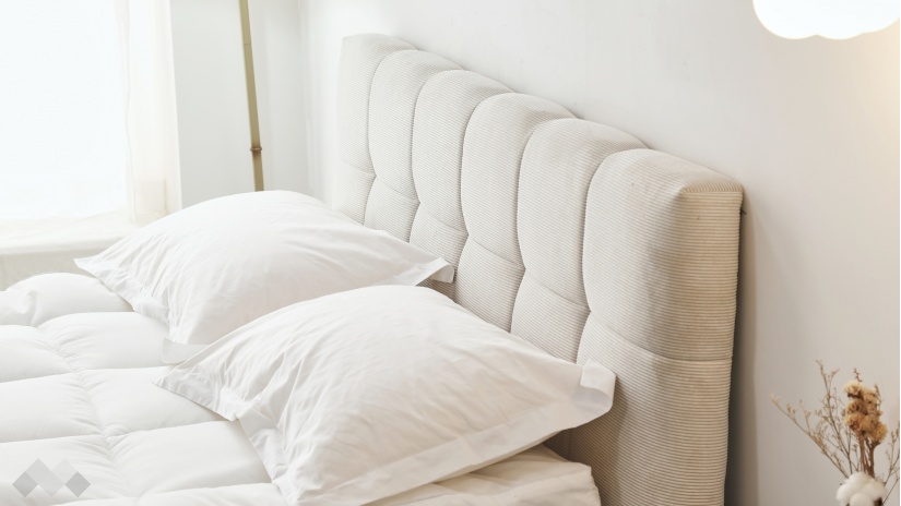 Тапицирана спалня 160/200 Тесара с включен матрак Sleep Nuvia 160/200 бежов - изглед 5