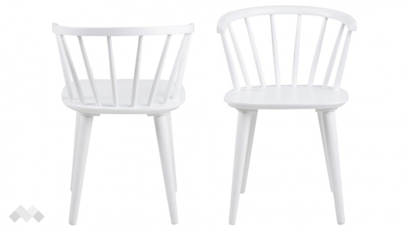 Трапезен стол Аида бял - изглед 1