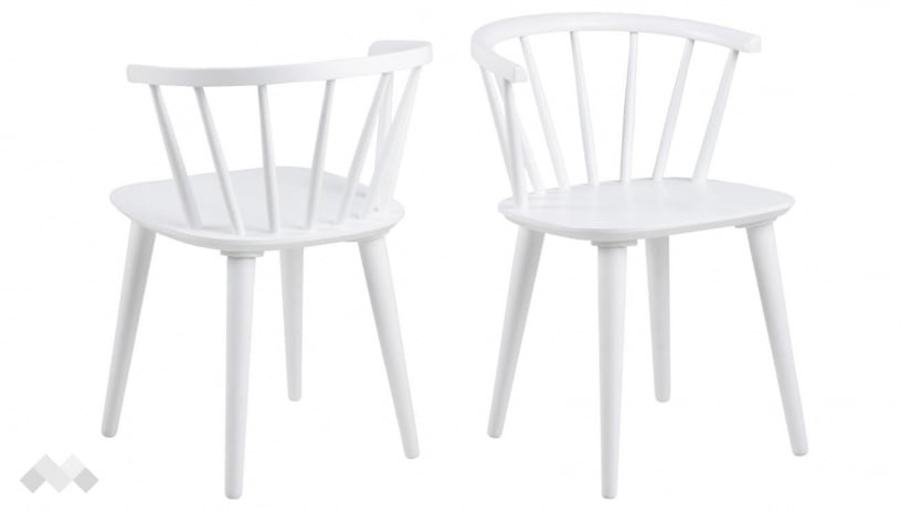 Трапезен стол Аида бял - изглед 2