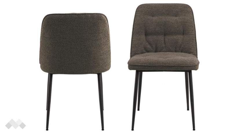 Трапезен стол Брунет кафяв - изглед 1