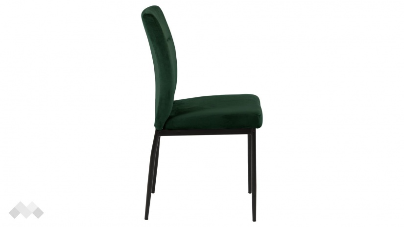 Трапезен стол Деми зелен - изглед 3