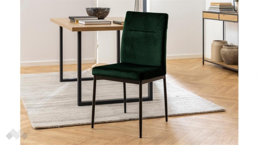 Трапезен стол Деми зелен - изглед 4