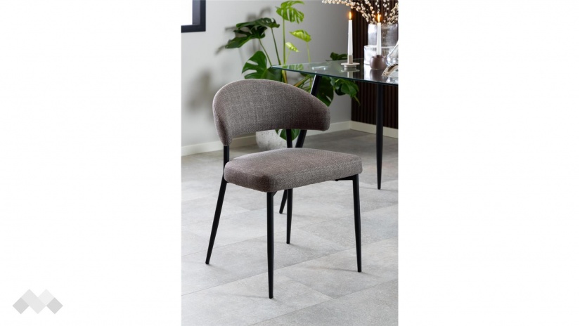 Трапезен стол Едина кафяв - изглед 4