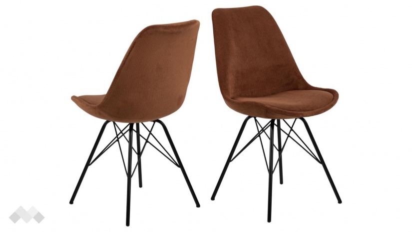 Трапезен стол Ерис кафяв - изглед 2 - МебелМаг Трапезен стол Ерис кафяв - изглед 2