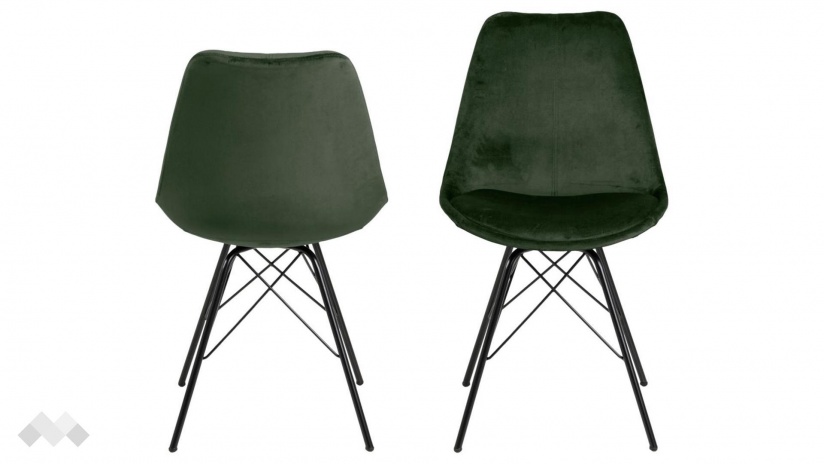 Трапезен стол Ерис зелен - изглед 1 - МебелМаг Трапезен стол Ерис зелен - изглед 1