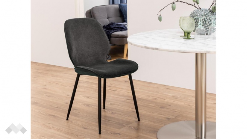 Трапезен стол Фемора антрацит - изглед 4