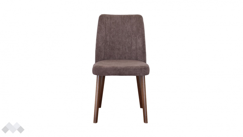 Трапезен стол Клариса кафяв - изглед 1