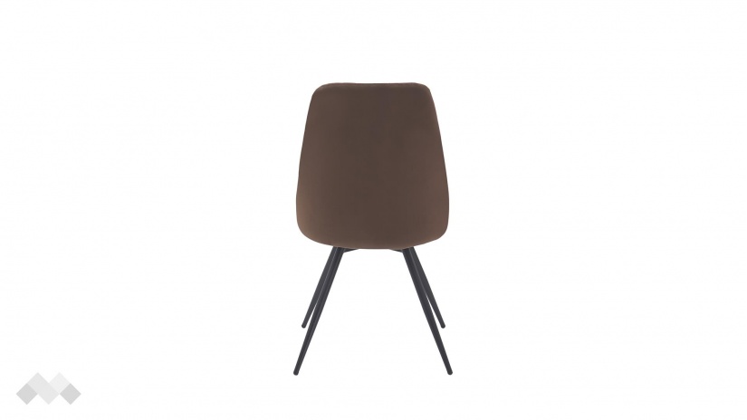 Трапезен стол Лиора кафяв - изглед 4