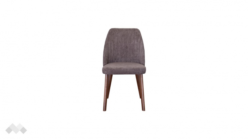 Трапезен стол Мелани кафяв - изглед 1