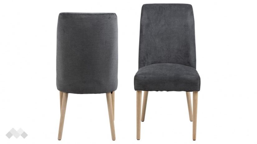 Трапезен стол Мисти антрацит - изглед 1