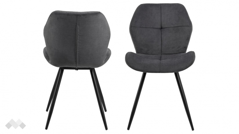 Трапезен стол Петра антрацит - изглед 1