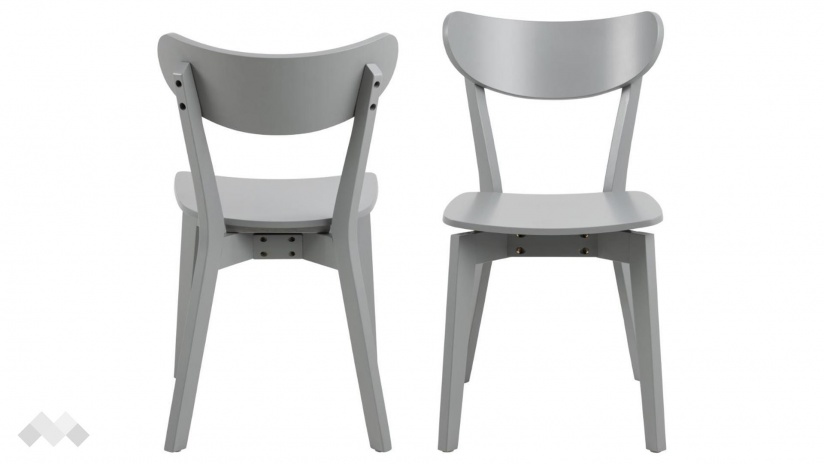 Трапезен стол Роксби сив - изглед 1