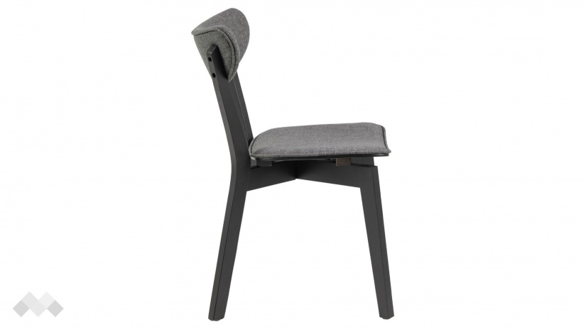 Трапезен стол Роксби тъмно сив - изглед 3 - МебелМаг Трапезен стол Роксби тъмно сив - изглед 3