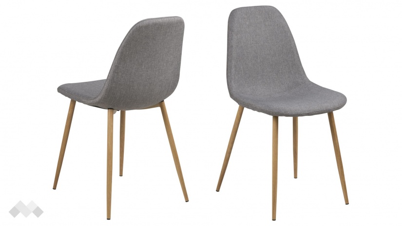 Трапезен стол Седрик сив - изглед 1