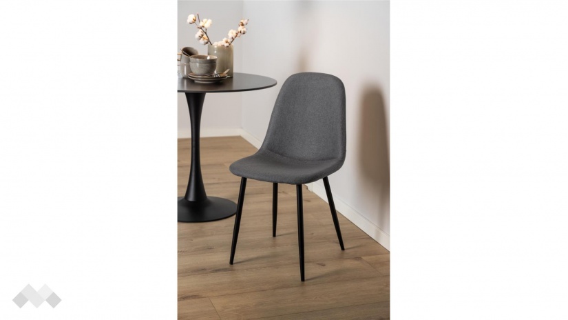 Трапезен стол Силия тъмно сив - изглед 4