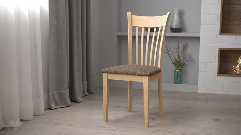 Трапезен стол Страдивариус натурал - изглед 1