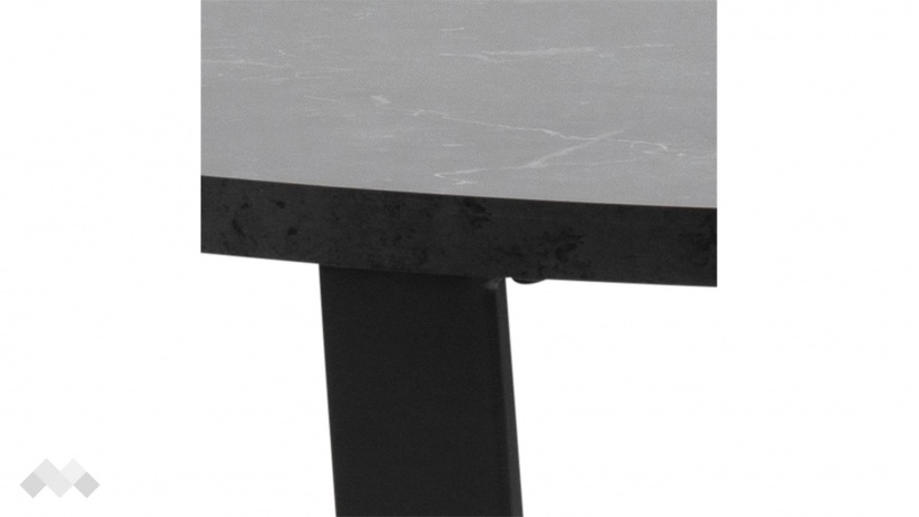 Трапезна маса Амбъл неразтегателни сив мрамор - изглед 4