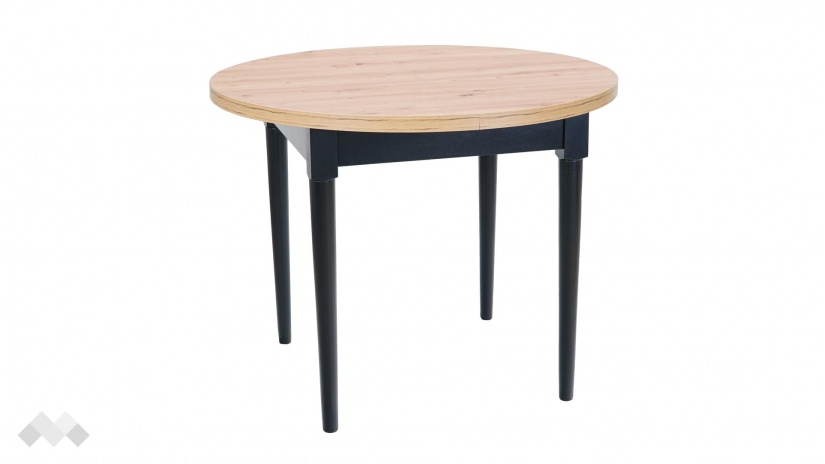 Трапезна маса Емъри разтегателни светъл вотан - изглед 2