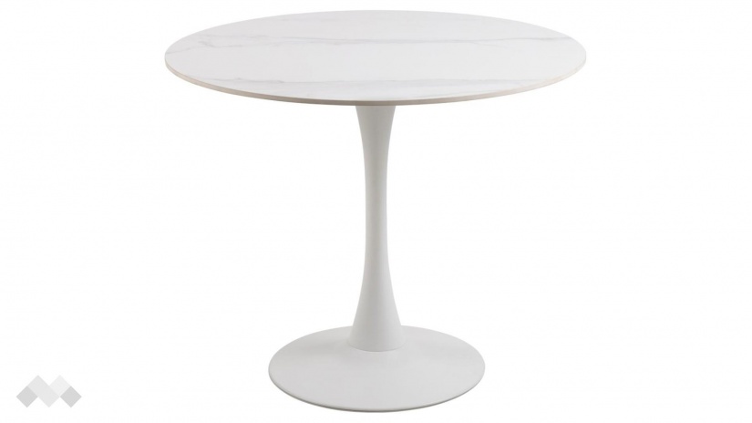 Трапезна маса Малта неразтегателни бял - изглед 1