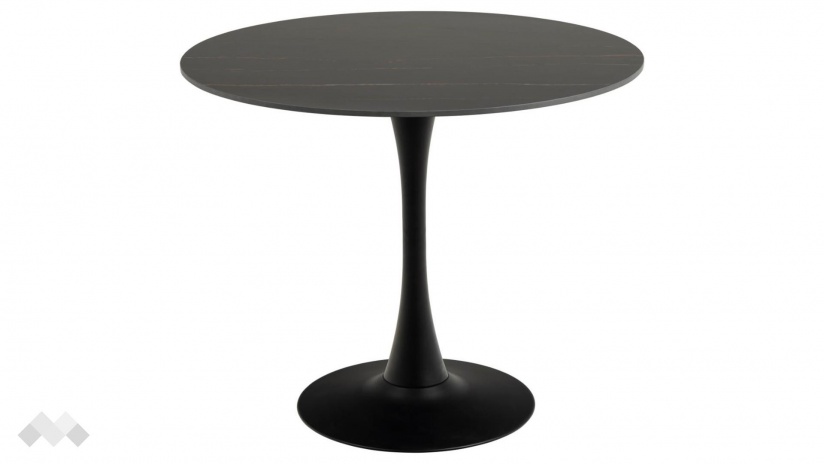 Трапезна маса Малта неразтегателни черен - изглед 1