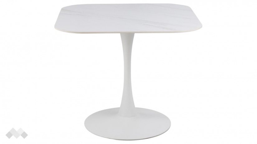 Трапезна маса Малта неразтегателни бял - изглед 2