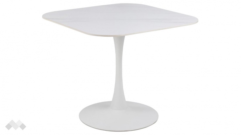 Трапезна маса Малта неразтегателни бял - изглед 1