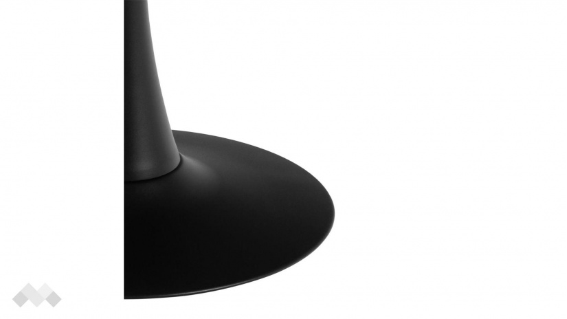 Трапезна маса Малта неразтегателни сив с черно - изглед 4