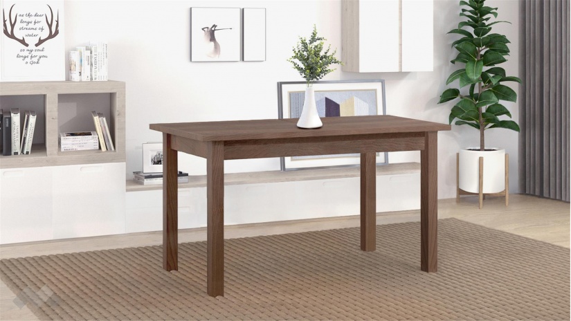 Трапезна маса Нати L разтегателни орех - изглед 1