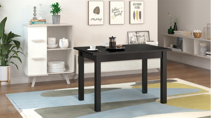 Трапезна маса Нати M разтегателни венге - изглед 1