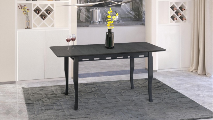 Трапезна маса Париж M разтегателни венге - изглед 2