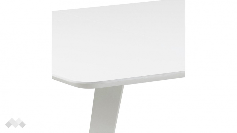 Трапезна маса Роксби разтегателни бял - изглед 4