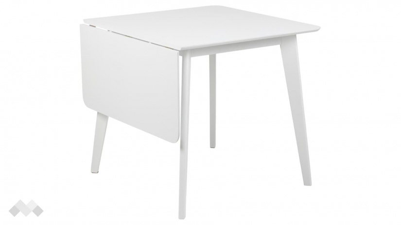 Трапезна маса Роксби разтегателни бял - изглед 1