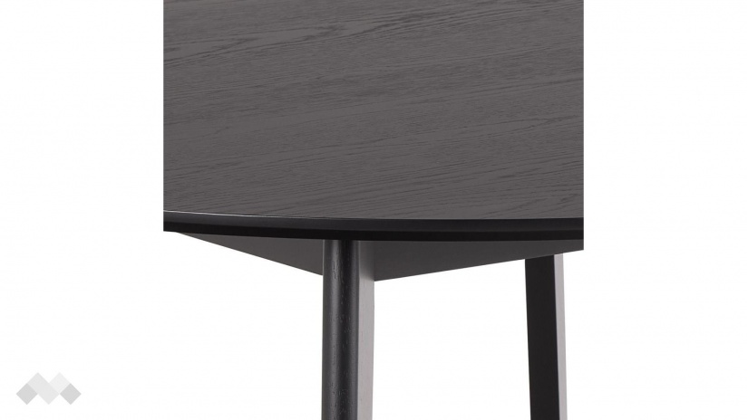 Трапезна маса Роксби неразтегателни черен мат - изглед 3
