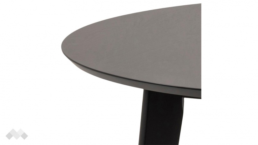 Трапезна маса Роксби неразтегателни черен мат - изглед 4