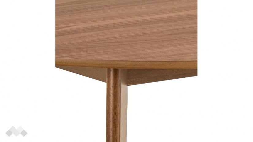 Трапезна маса Роксби неразтегателни орех - изглед 4