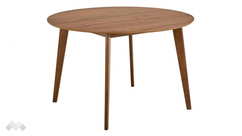 Трапезна маса Роксби неразтегателни орех - изглед 1