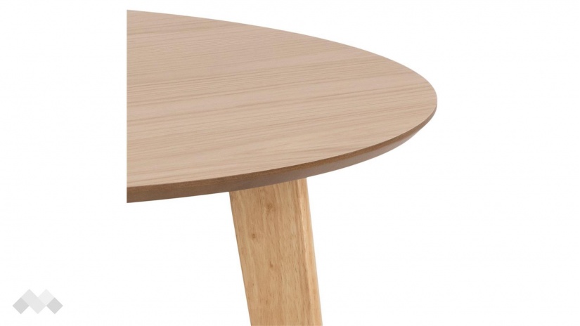 Трапезна маса Роксби неразтегателни светъл дъб - изглед 5