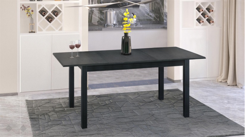 Трапезна маса Троя L разтегателни венге - изглед 2