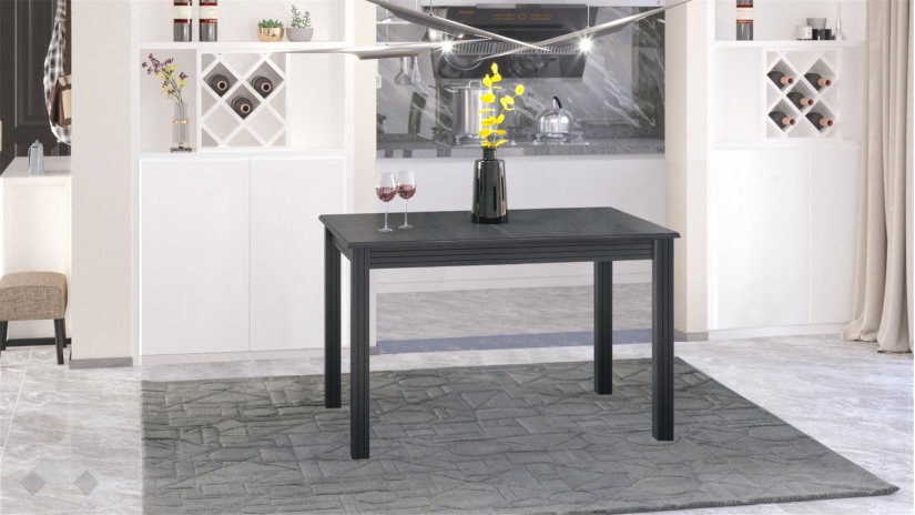 Трапезна маса Троя M разтегателни венге - изглед 1