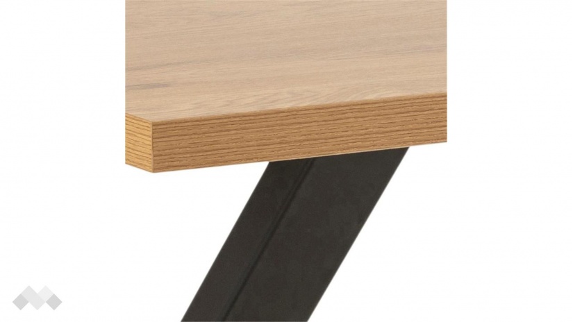 Трапезна маса Уелс неразтегателни дъб натурал - изглед 3