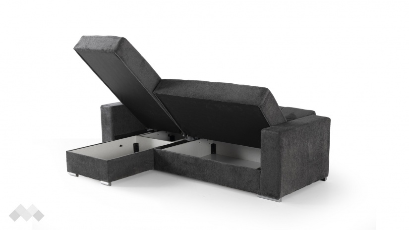 Ъглов диван Алтеа универсален ъгъл графит - изглед 8