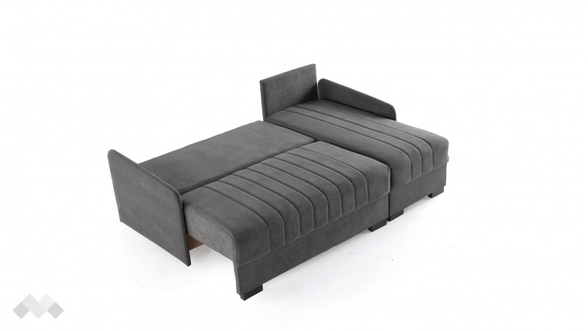 Ъглов диван Бета универсален ъгъл сив - изглед 9