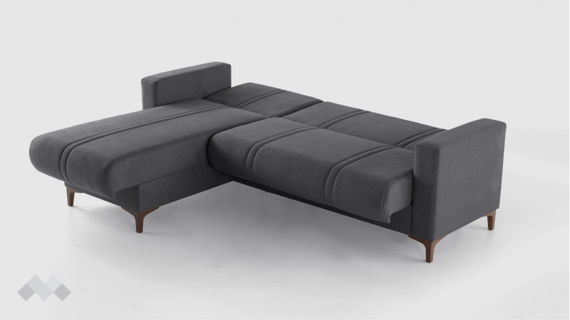 Ъглов диван Браво универсален ъгъл сив - изглед 10