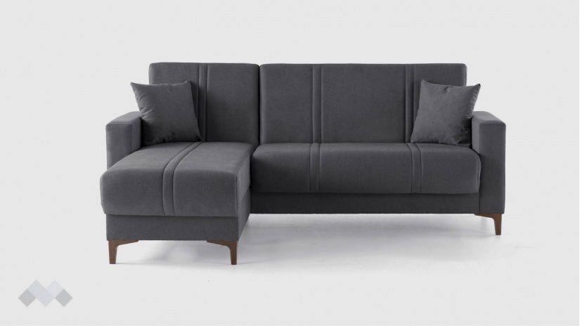 Ъглов диван Браво универсален ъгъл сив - изглед 6