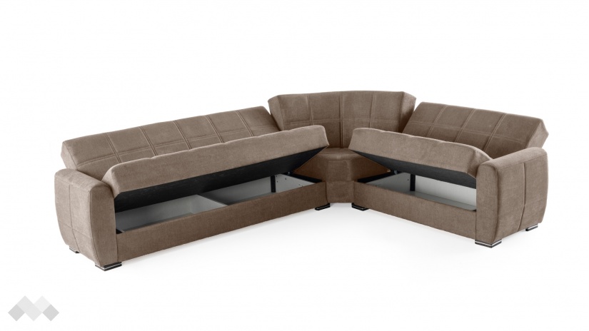 Ъглов диван Гранд универсален ъгъл кафяв - изглед 7 - МебелМаг Ъглов диван Гранд универсален ъгъл кафяв - изглед 7