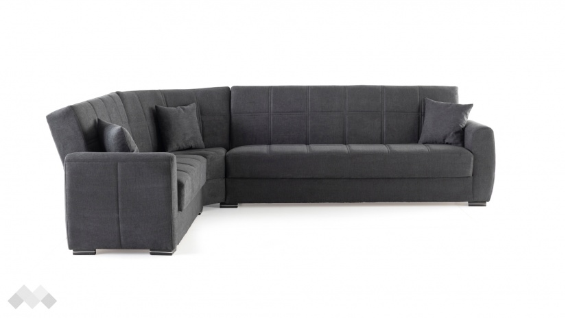 Ъглов диван Гранд универсален ъгъл сив - изглед 4 - МебелМаг Ъглов диван Гранд универсален ъгъл сив - изглед 4