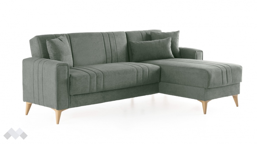 Ъглов диван Омега универсален ъгъл зелен - изглед 3